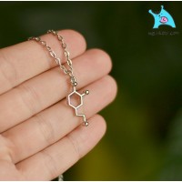 Кулон "Молекула дофамина" 
